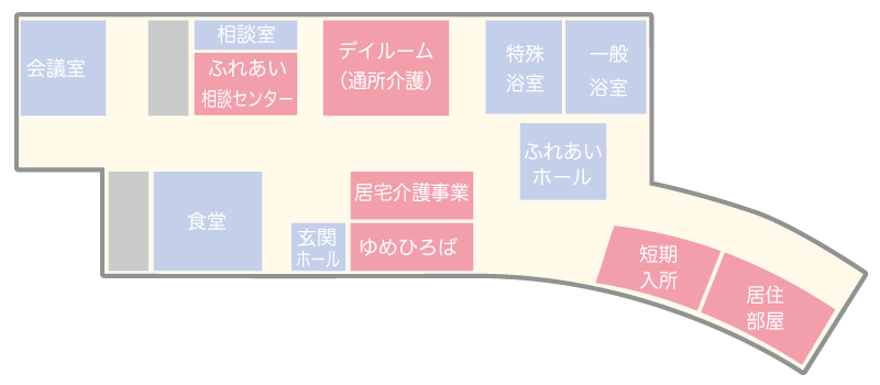 虹の郷　施設マップ